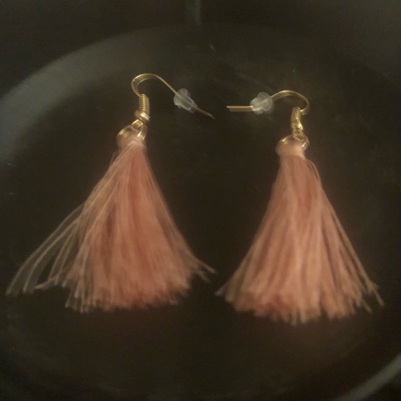 Handmade Brand New Pink Tassel Earrings. - Picture 3 of 5